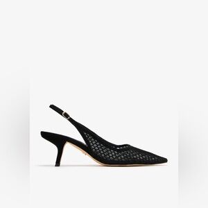 Sam Edelman Bianka Slingback Pumps in Black Mesh